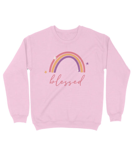 ‘Blessed’ Rainbow Sweatshirt