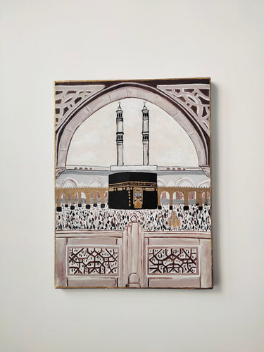 A Journey to Home - Makkah Painting