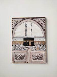 A Journey to Home - Makkah Painting