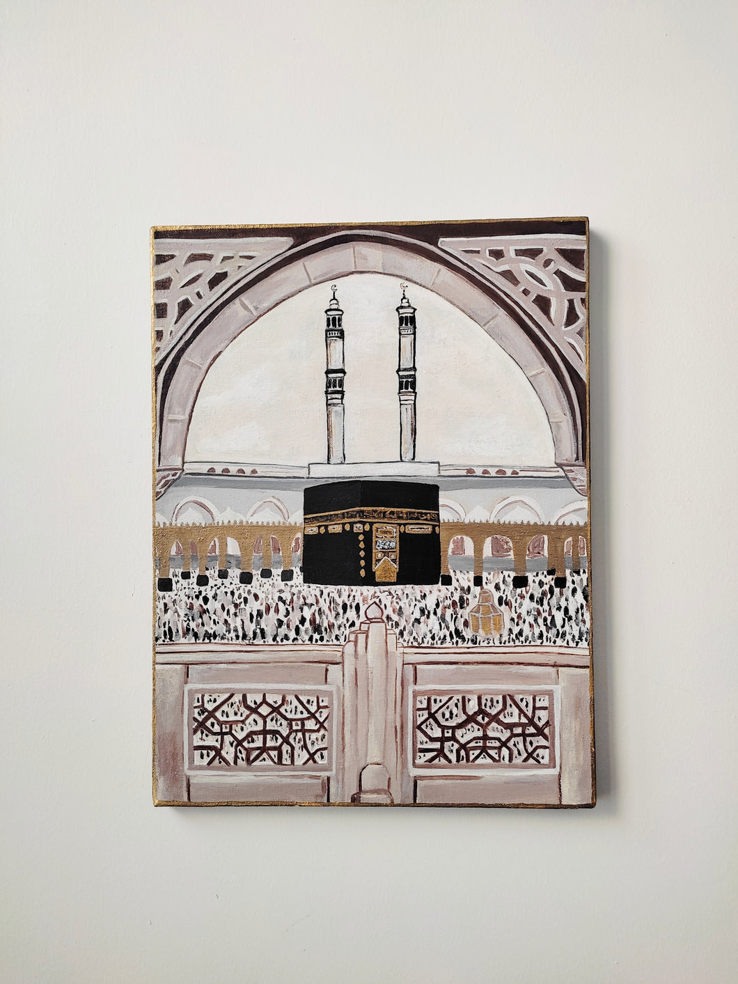 A Journey to Home - Makkah Painting