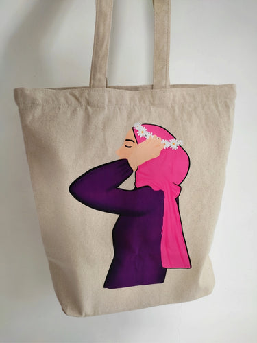 Hijabi Canvas Tote Bag