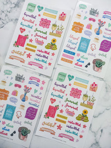 Muslimah Journalling Sticker Pack