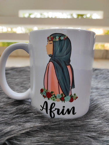Hijabi Name Mug - Personalized