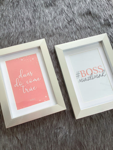 Boss Muslimah Mini Frames - Set of 2