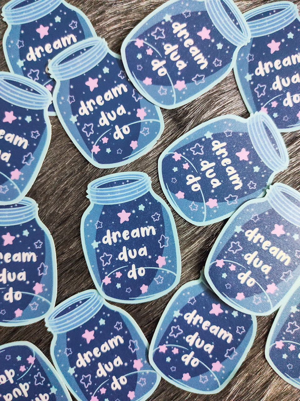 Dream Dua Do Jar Vinyl Die-Cut Stickers - Pack of 5