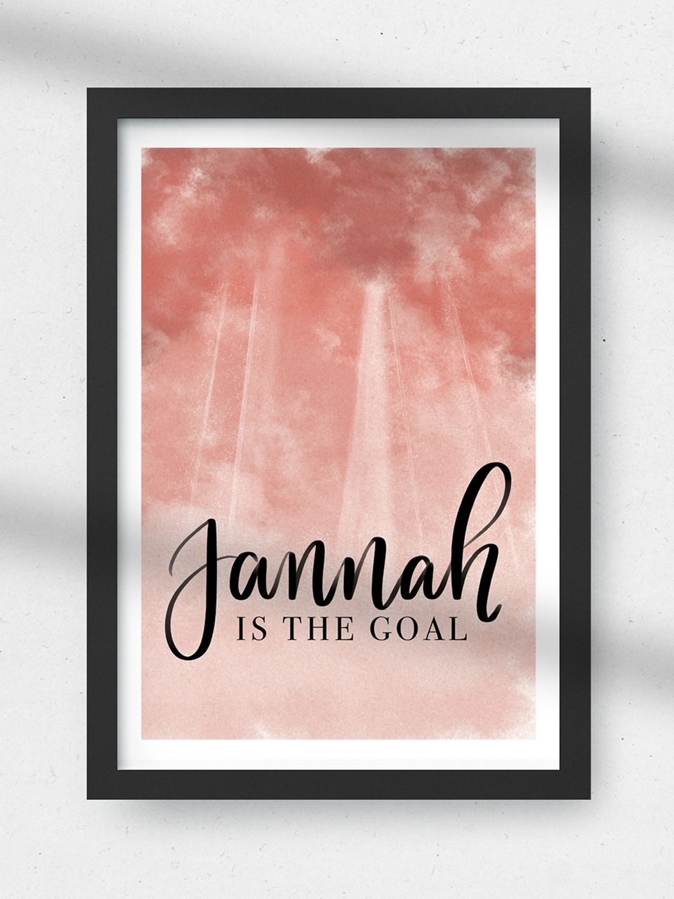 Jannah Is The Goal Print - HIBA Gifting