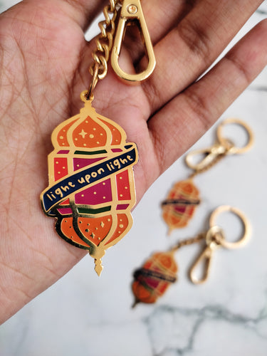 Light Upon Light Gold-Plated Keychain