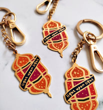 Load image into Gallery viewer, Light Upon Light Gold-Plated Keychain