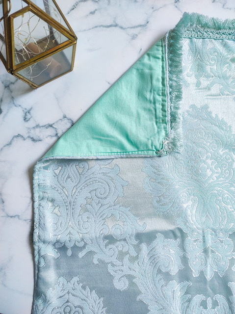 Muhit Teal Luxury Prayer Mat - Personalized